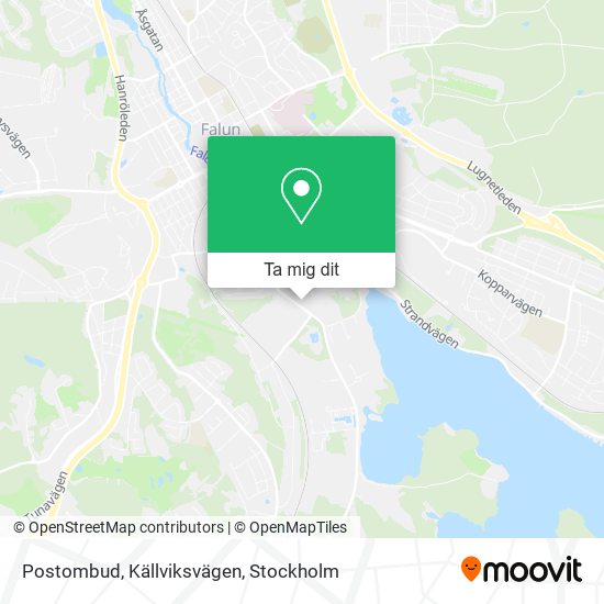 Postombud, Källviksvägen karta