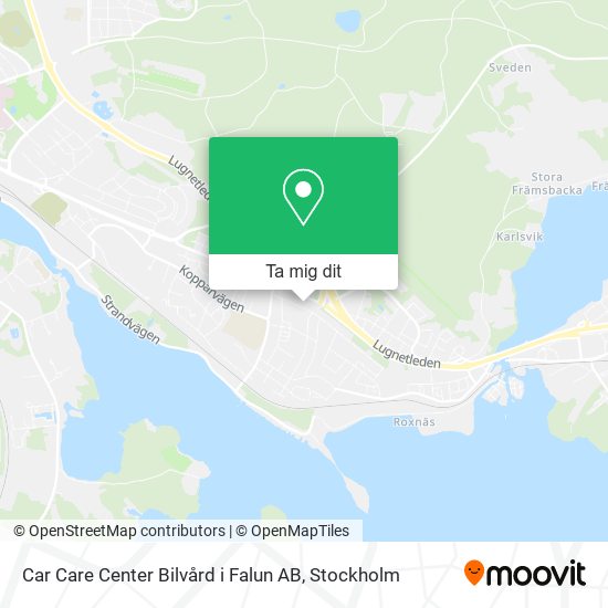 Car Care Center Bilvård i Falun AB karta