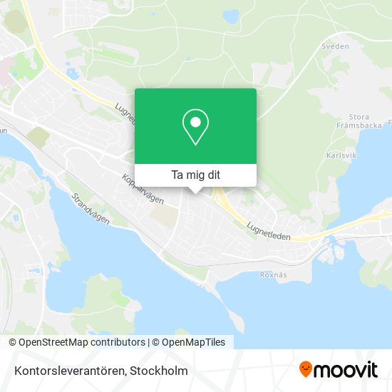 Kontorsleverantören karta