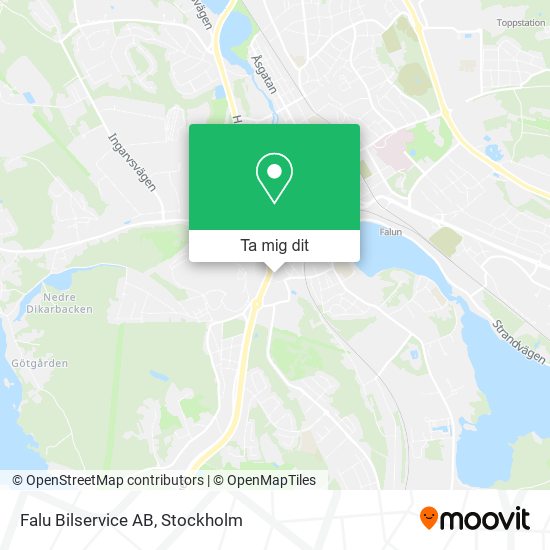 Falu Bilservice AB karta