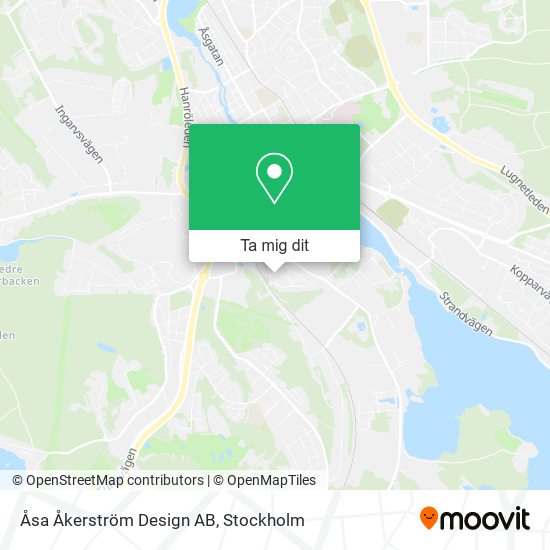 Åsa Åkerström Design AB karta