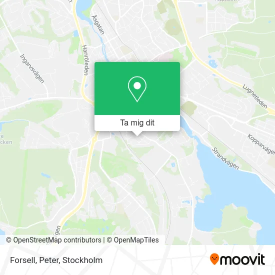Forsell, Peter karta