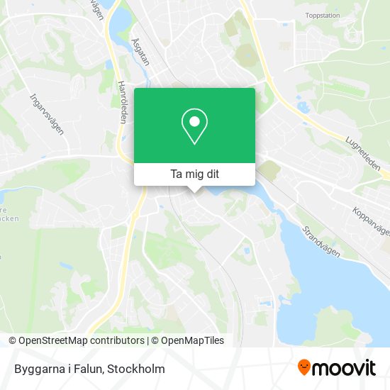 Byggarna i Falun karta