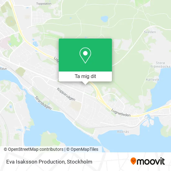 Eva Isaksson Production karta