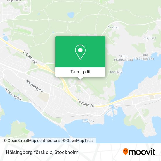 Hälsingberg förskola karta