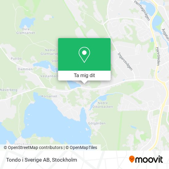 Tondo i Sverige AB karta