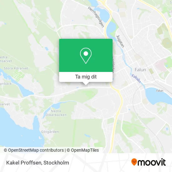 Kakel Proffsen karta