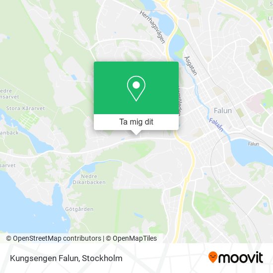 Kungsengen Falun karta