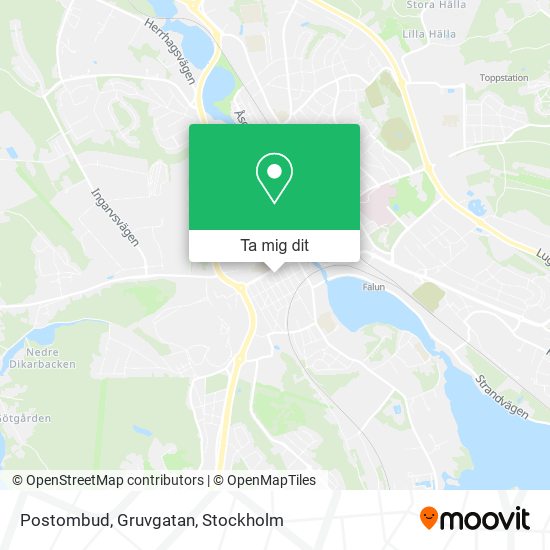 Postombud, Gruvgatan karta
