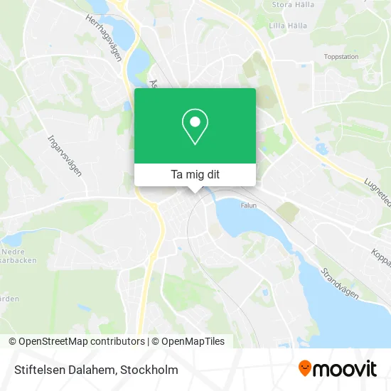 Stiftelsen Dalahem karta