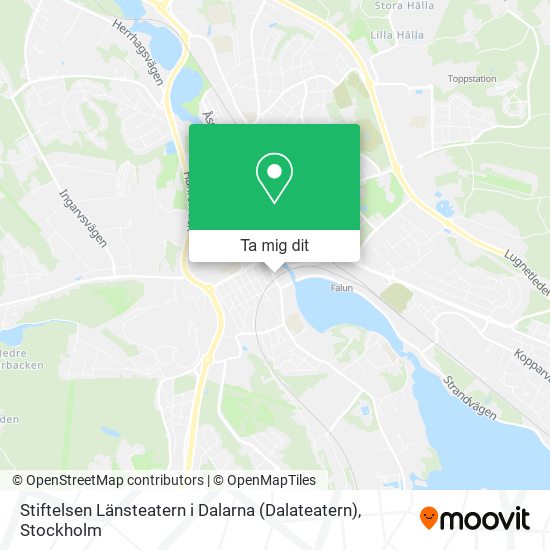 Stiftelsen Länsteatern i Dalarna (Dalateatern) karta