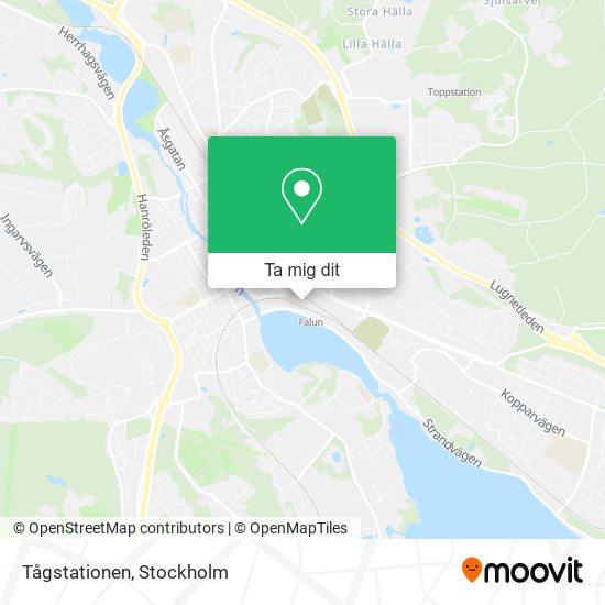 Tågstationen karta