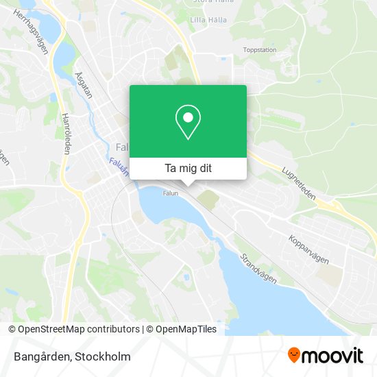 Bangården karta