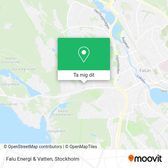 Falu Energi & Vatten karta