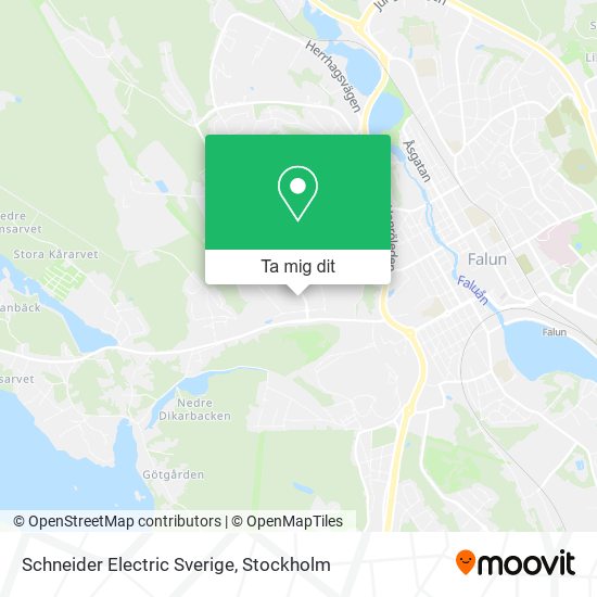 Schneider Electric Sverige karta