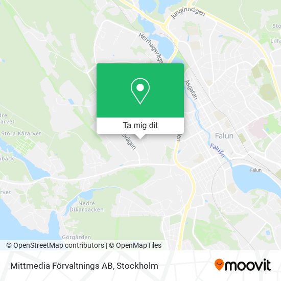 Mittmedia Förvaltnings AB karta