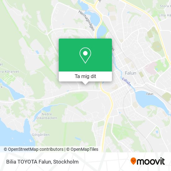 Bilia TOYOTA Falun karta