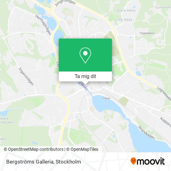 Bergströms Galleria karta