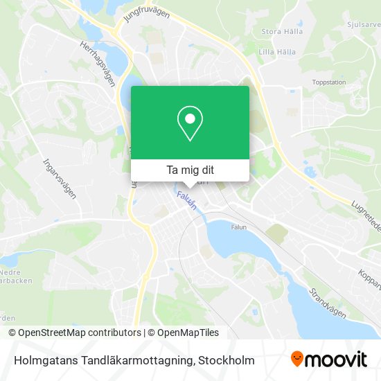 Holmgatans Tandlãkarmottagning karta