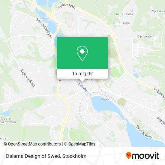 Dalarna Design of Swed karta