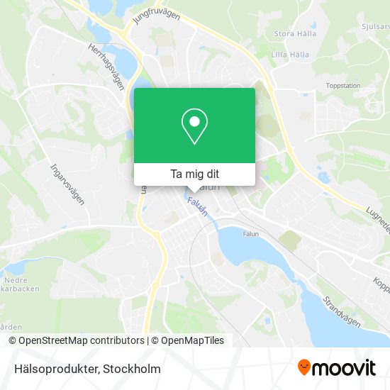 Hälsoprodukter karta