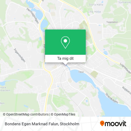 Bondens Egen Marknad Falun karta