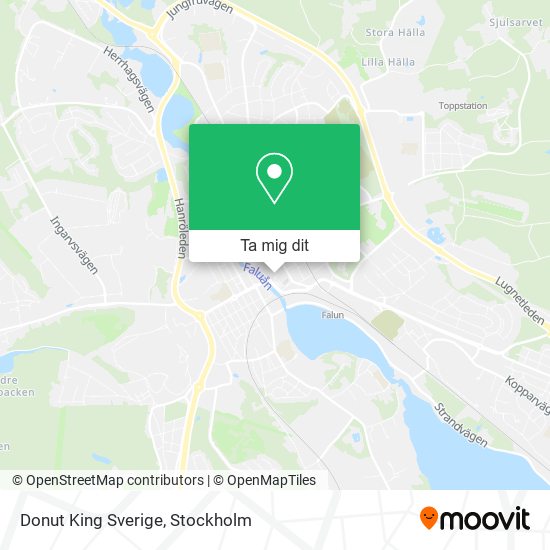 Donut King Sverige karta