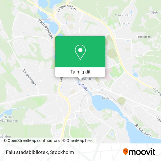 Falu stadsbibliotek karta