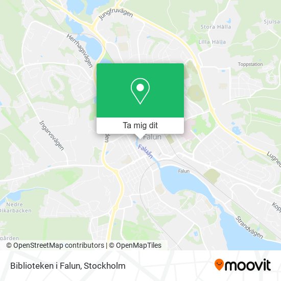 Biblioteken i Falun karta
