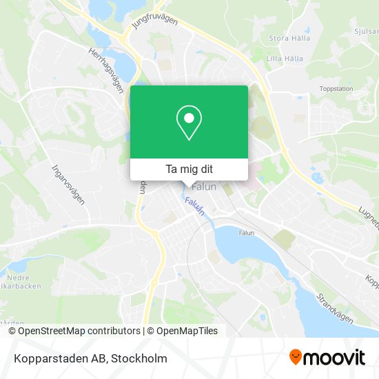 Kopparstaden AB karta