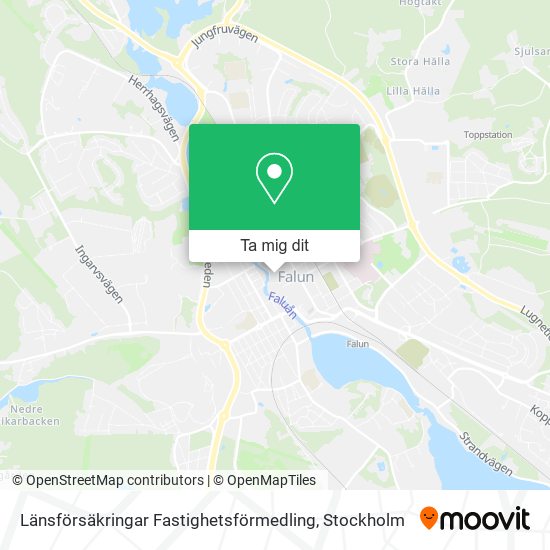 Länsförsäkringar Fastighetsförmedling karta