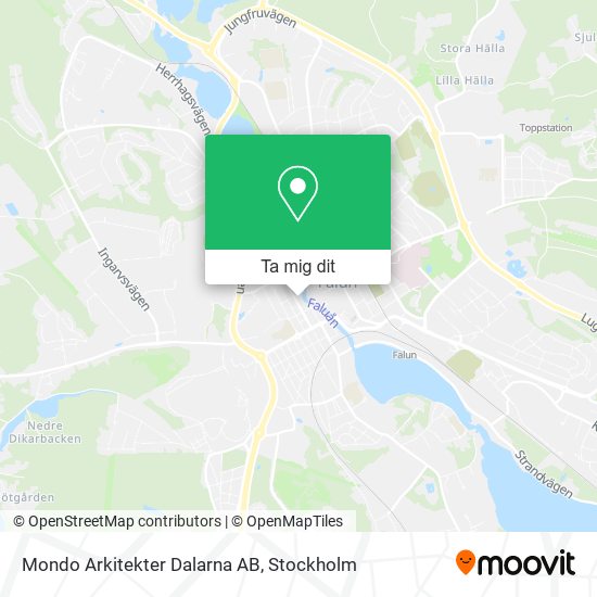 Mondo Arkitekter Dalarna AB karta