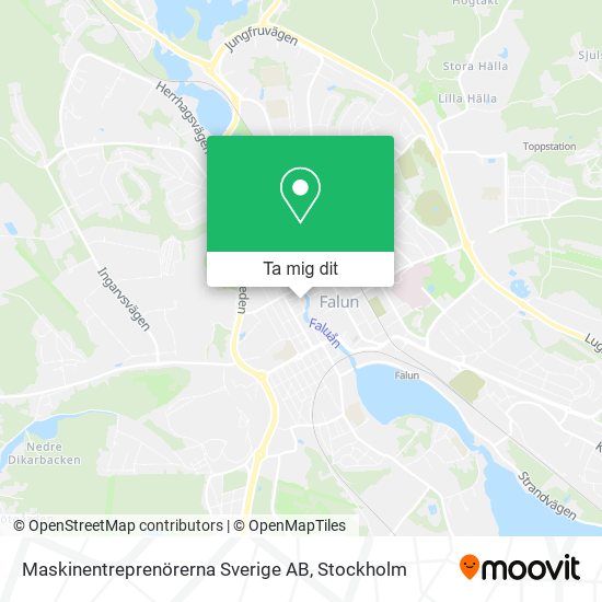 Maskinentreprenörerna Sverige AB karta