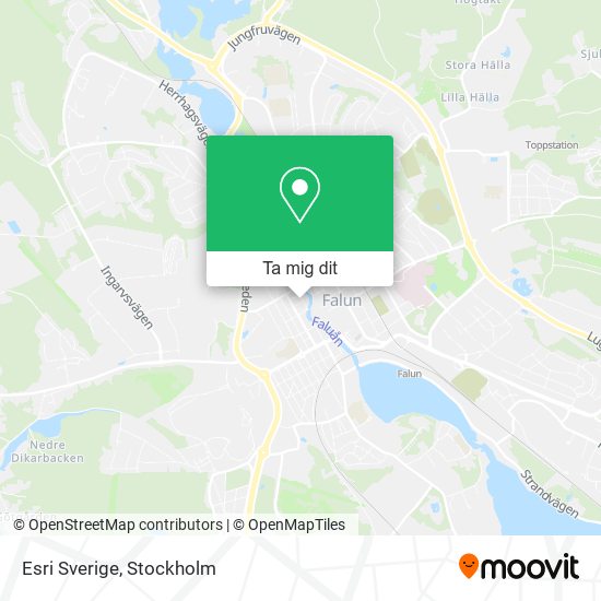 Esri Sverige karta