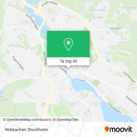 Rökbacken karta