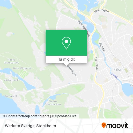 Werksta Sverige karta