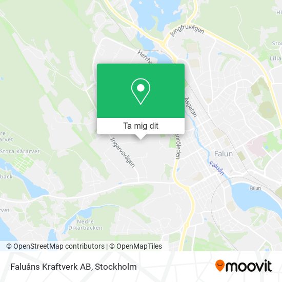Faluåns Kraftverk AB karta