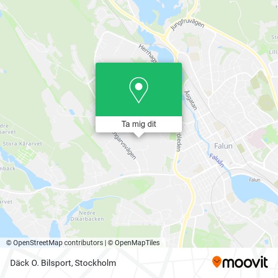 Däck O. Bilsport karta