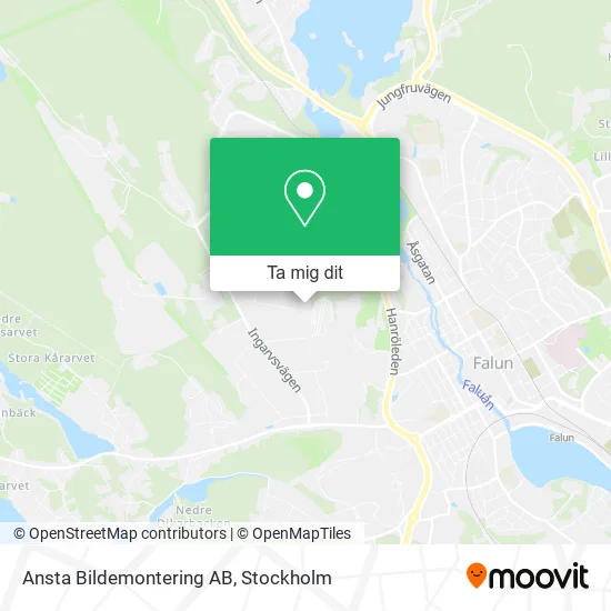 Ansta Bildemontering AB karta