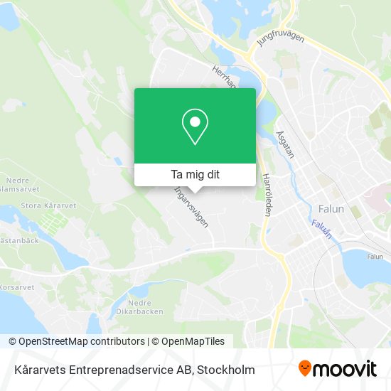 Kårarvets Entreprenadservice AB karta