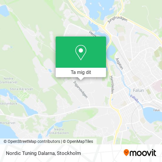 Nordic Tuning Dalarna karta