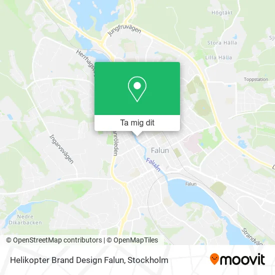 Helikopter Brand Design Falun karta