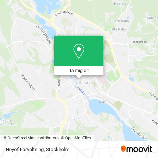 Neyof Förvaltning karta