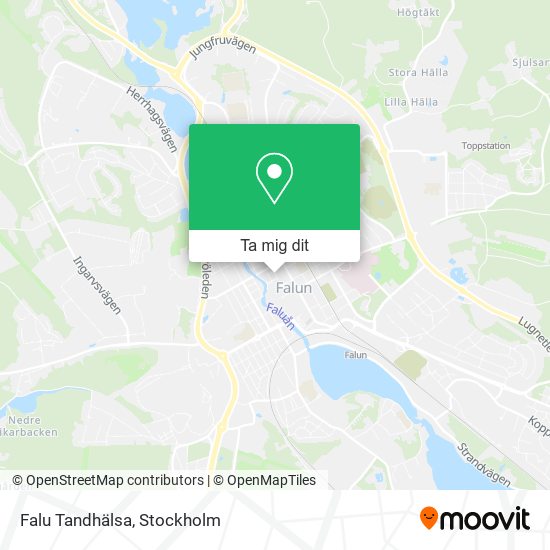 Falu Tandhälsa karta