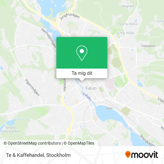 Te & Kaffehandel karta