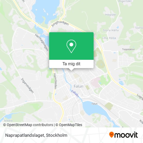 Naprapatlandslaget karta