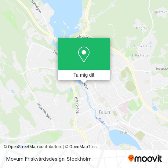 Movum Friskvårdsdesign karta