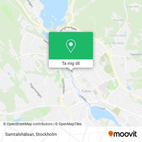 Samtalshälsan karta