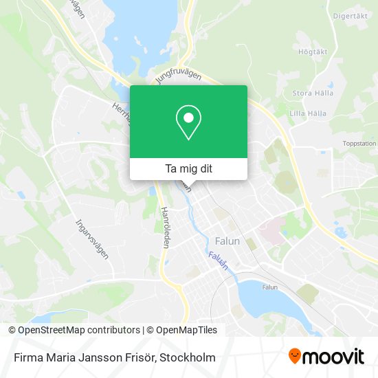 Firma Maria Jansson Frisör karta