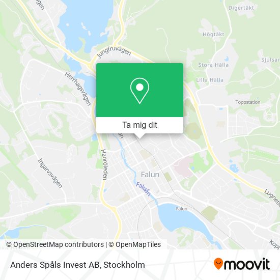 Anders Spåls Invest AB karta